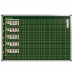 Klassen-Plantafel, 10 Stunden Mo-Fr, für 40 Klassen, 103x177 cm, 